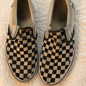 Vans checkerboard shoes